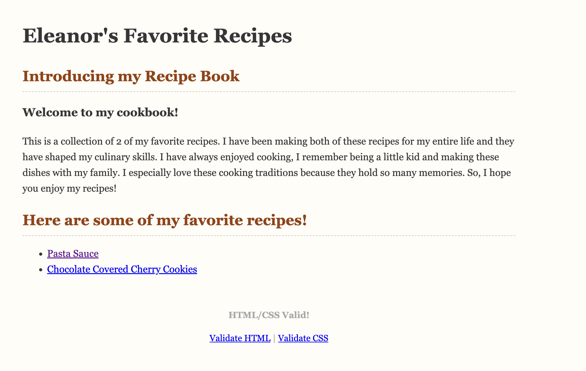 New Recipe Book